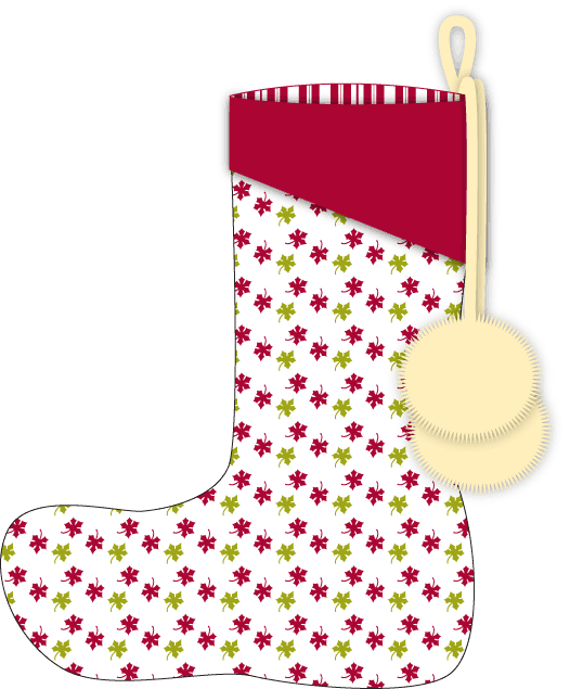 детали новогоднего носка
