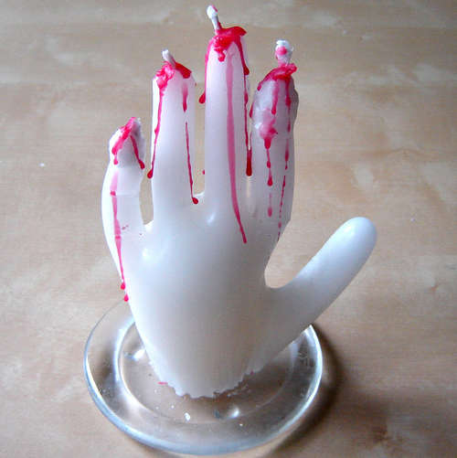 свечи на хеллоуин своими руками