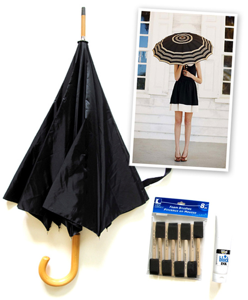 зонт своими руками, декор зонта, ручная работа