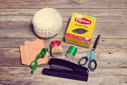 сделать чайный пакетик