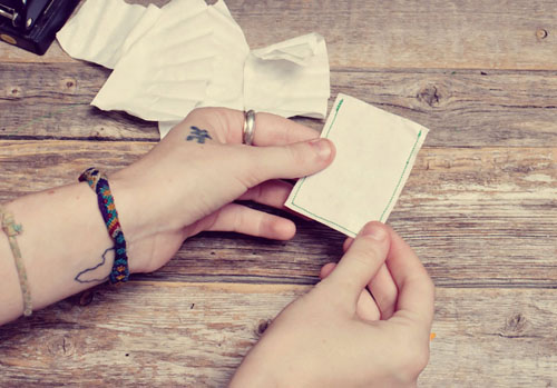 сделать чайный пакетик