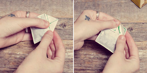 сделать чайный пакетик