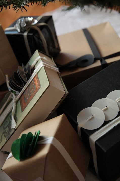 украшение подарков на новый год