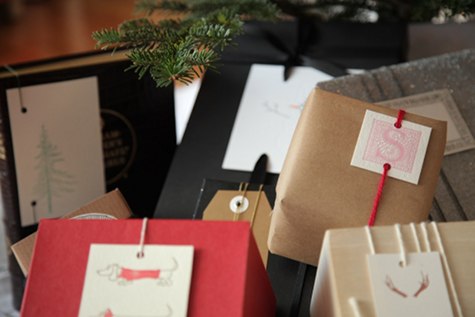 украшение подарков на новый год