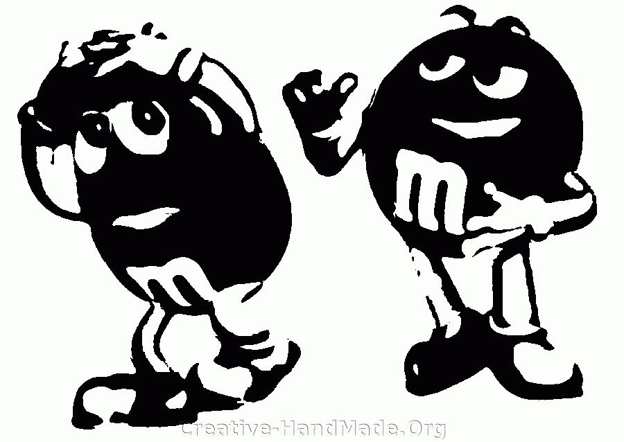 m&m-characters