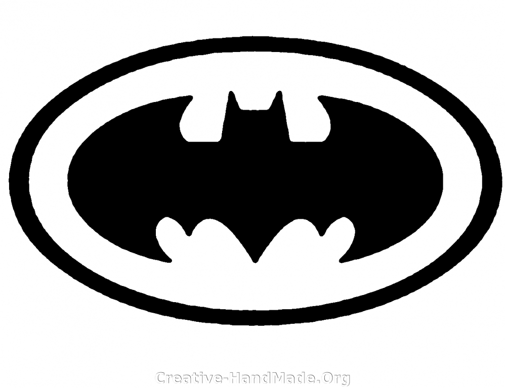 Batman Logo Stencil Cake Ideas and Designs