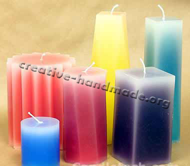 декоративные свечи ручной работы