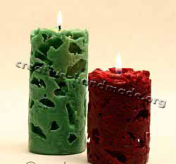 декоративные свечи ручной работы