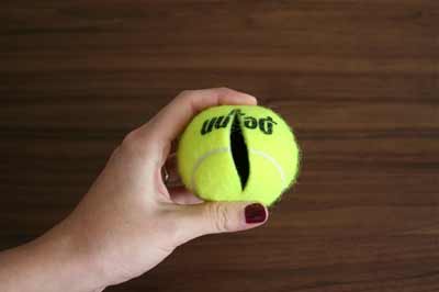 подставки из теннисного мяча