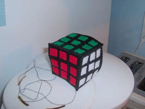 подушечка для иголок кубик рубик